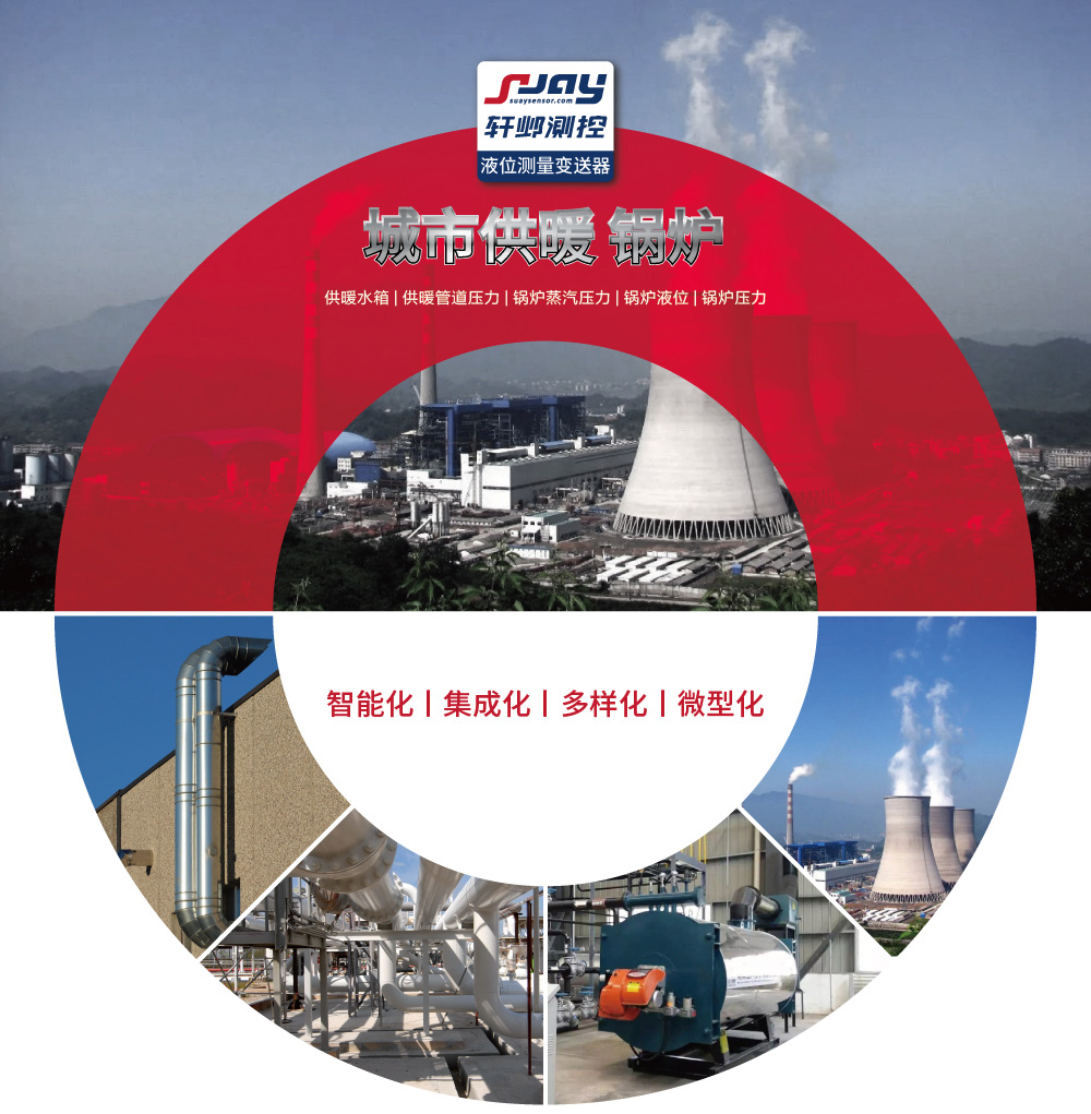 城市供暖、鍋爐（供暖水箱、供暖管道壓力、鍋爐蒸汽壓力、鍋爐液
